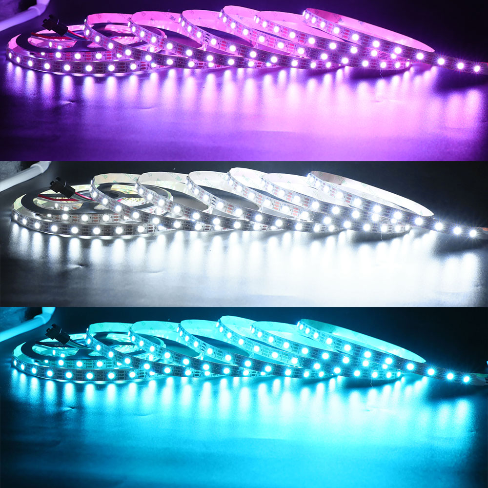WS2812B DC5V Series Flexible LED Strip Lights, Programmable Pixel Full Color Chasing, Indoor Use, 300LEDs, 1.64ft ~ 16.4ft Per Reel By Sale WS2812B DC5V Series Flexible LED Strip Lights, Programmable Pixel Full Color Chasing, Indoor Use, 300LEDs, 1.64ft ~ 16.4ft Per Reel By Sale